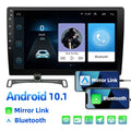 Ele-mall Double Din Car Sizetereo, 10.1" Android 10.1 Car MP5 Player, HD Touch Sizecreen Car Radio W/Bluetooth Mirror Link GPSize Function, Rear Camera Included