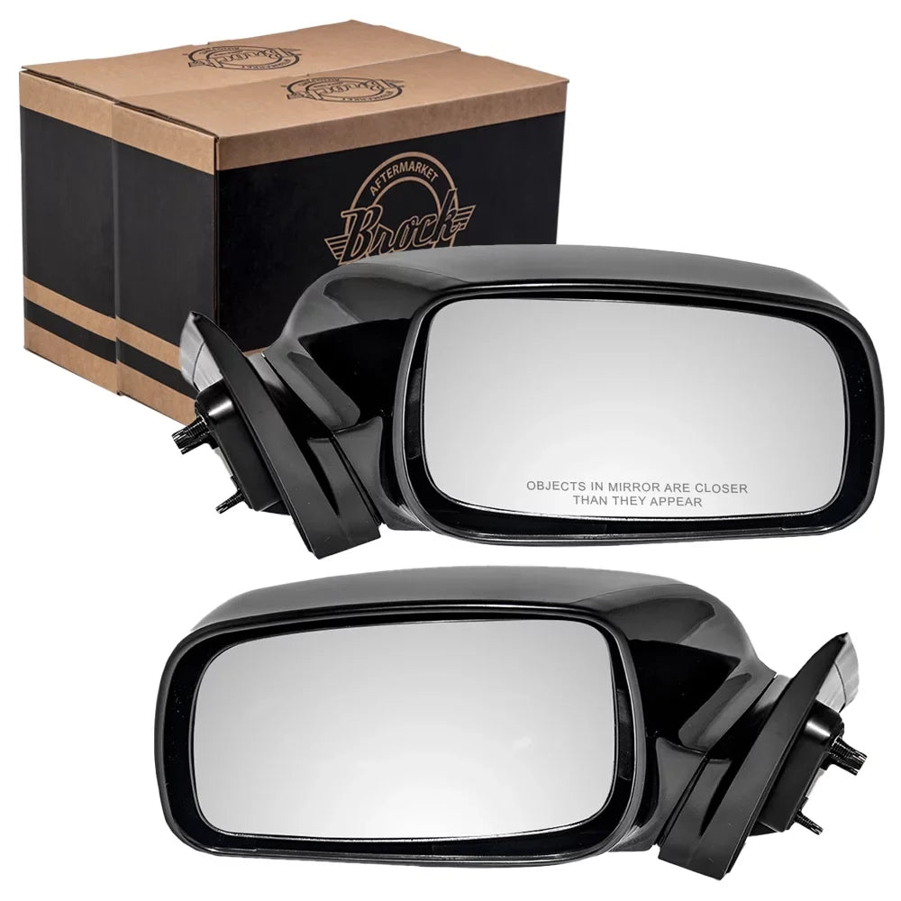 Brock Replacement Driver and Passenger Power Sizeide View Mirrors Ready-to-Paint Compatible with 2007-2011 Camry USizeA87940-33620-C0 87910-06190-C0
