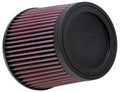 K&N Universal Clamp-On Engine Air Filter: Washable and Reusable: Round Tapered; 2.5 in (64 mm) Flange ID; 5.5 in (140 mm) Height; 6 in (152 mm) Base; 5 in (127 mm) Top, RU-4950
