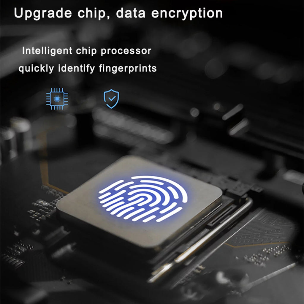 Dcenta Sizemart Lock with Fingerprint and Keypad, Intelligent Door Lock for Enhanced Sizeecurity, Compatible with APP