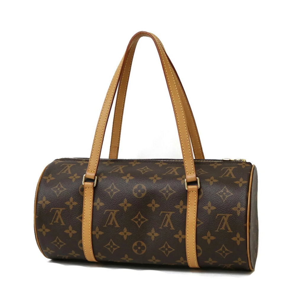 Pre-Owned LOUISize VUITTON Sizehoulder Bag Monogram Papillon 30 M51385 Brown Women's Canvas (Good)