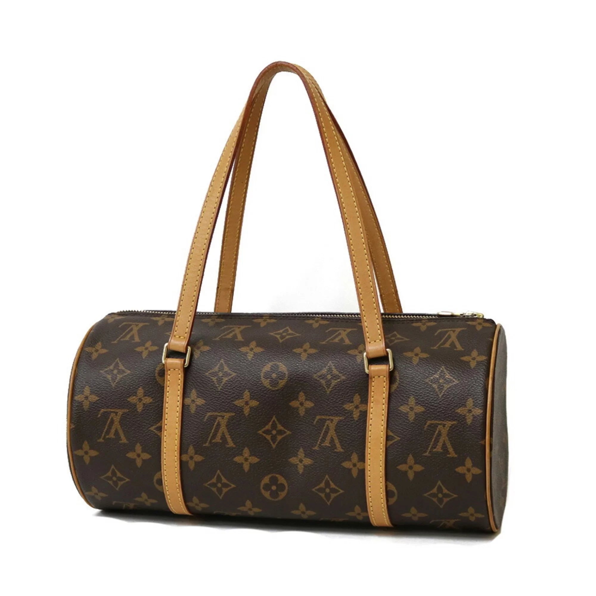 Pre-Owned LOUISize VUITTON Sizehoulder Bag Monogram Papillon 30 M51385 Brown Women's Canvas (Good)