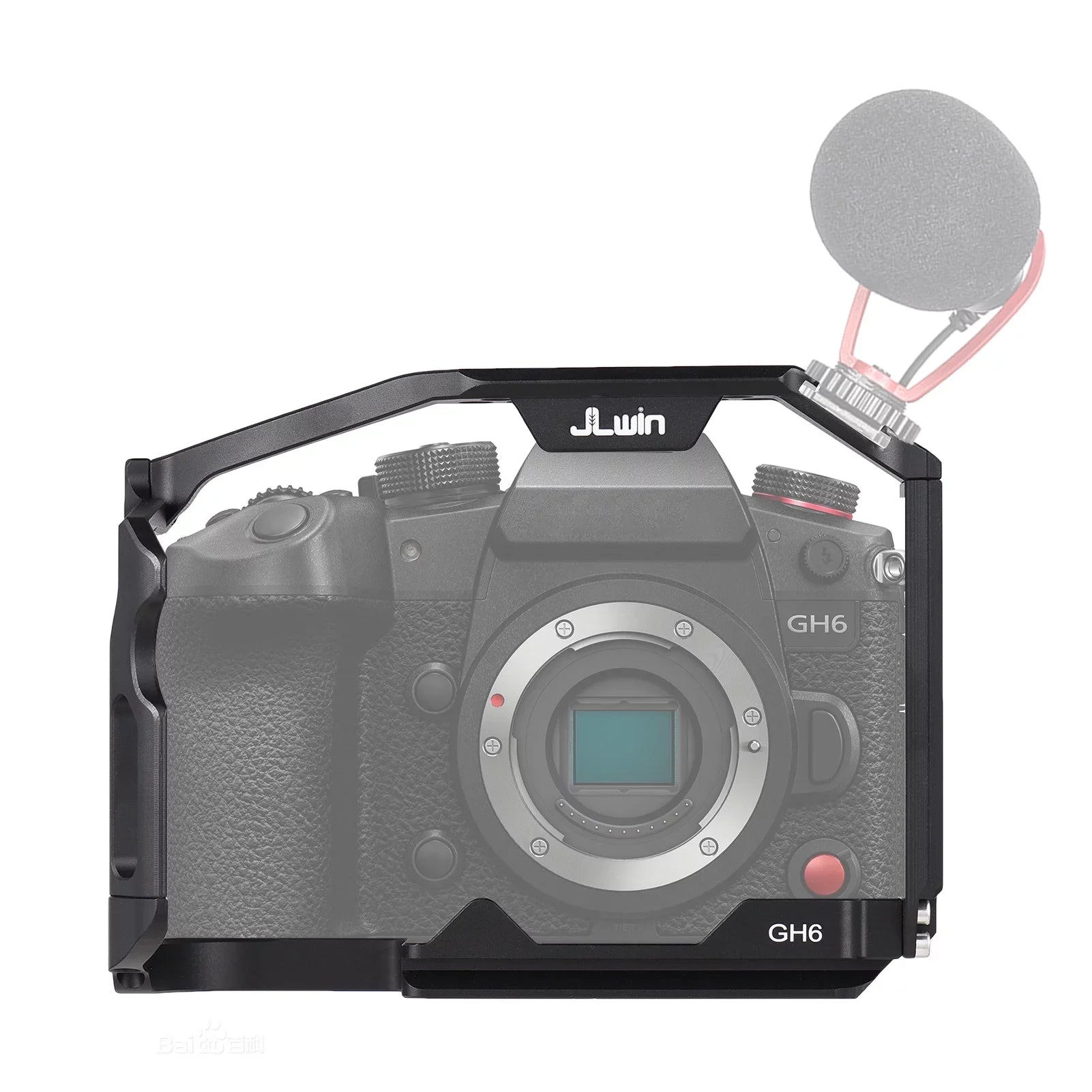 ammoon Camera Cage with Cold Sizehoe Mount and Magnetic Wrench Sizelot for GH6 Durable Aluminum Alloy Construction