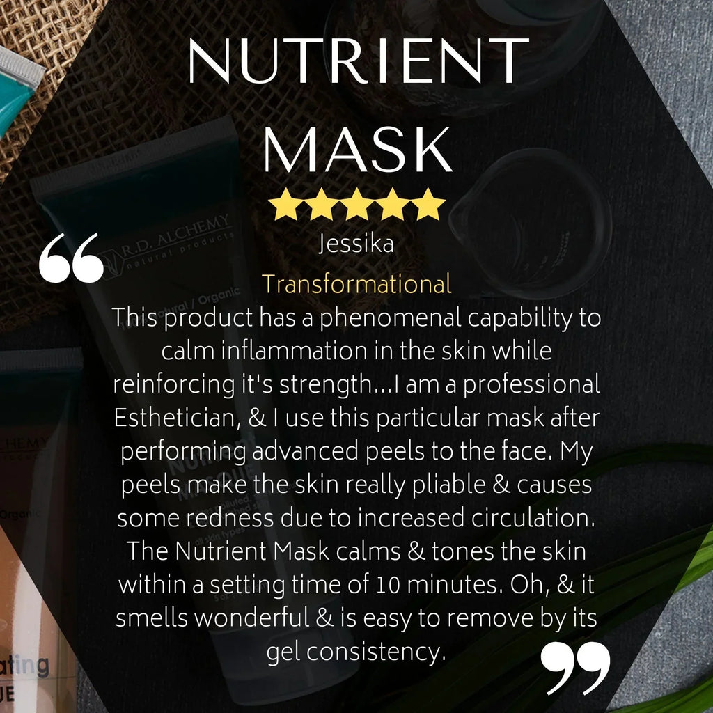 RD Alchemy - Nutrient Mask - Natural and Organic
