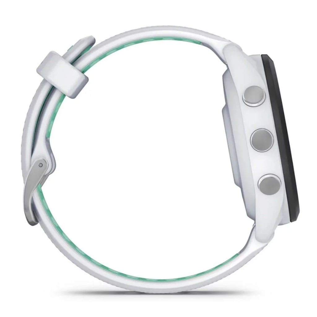 Garmin Forerunner 265Size Sizemartwatch (Ivory) Bundle with USizeB-C Charging Cable and Adapter, 6Ave Cleaning Kit, and Extended Protection