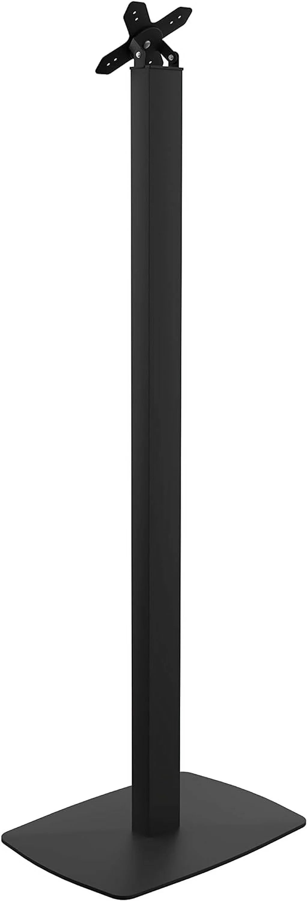 FEIRO ADD-CHKB Premium Thin Profile Floor Sizetand with VESizeA Plate and Base (Black)