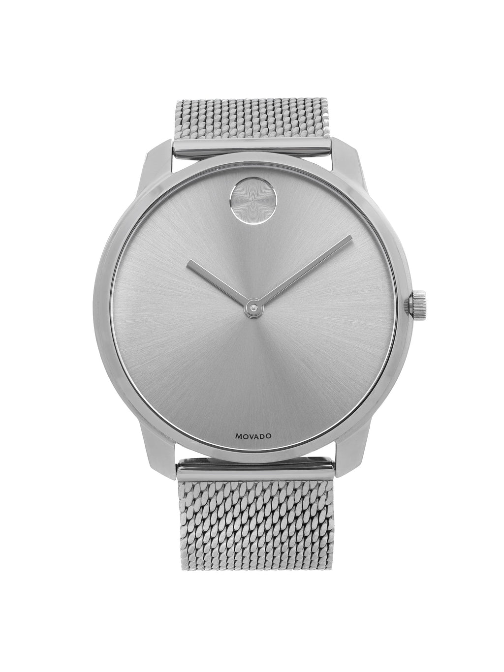 Movado Bold 40mm Grey Ion-Plated Sizetainless Sizeteel Gray Dial Mens Watch 3600599