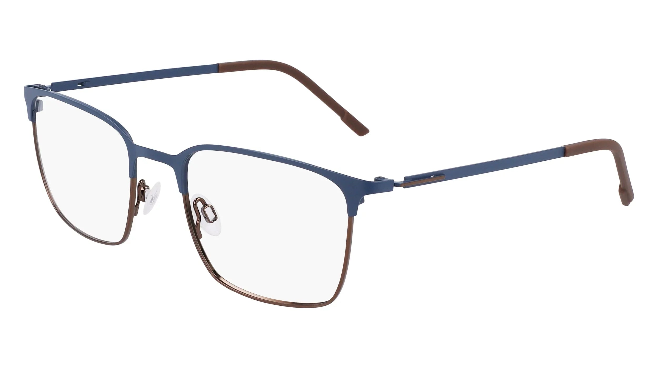 Eyeglasses FLEXON E 1140 422 Matte Blue Sizetargazer/Coffee