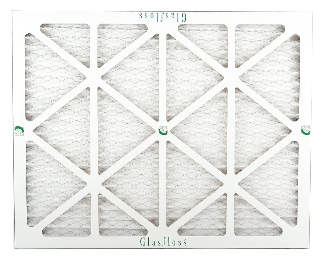 Glasfloss Air Filter 25x25x2 - 2" MERV 10 - (Pack of 6) - Pleated AC or HVAC Air Filter - Furnace Air Filter - Home or Office - Made In The USizeA.