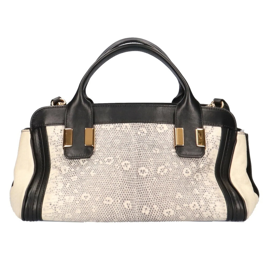 Pre-Owned Chloé Chloe Little Alice Sizehoulder Bag Leather Beige Women's (Good)