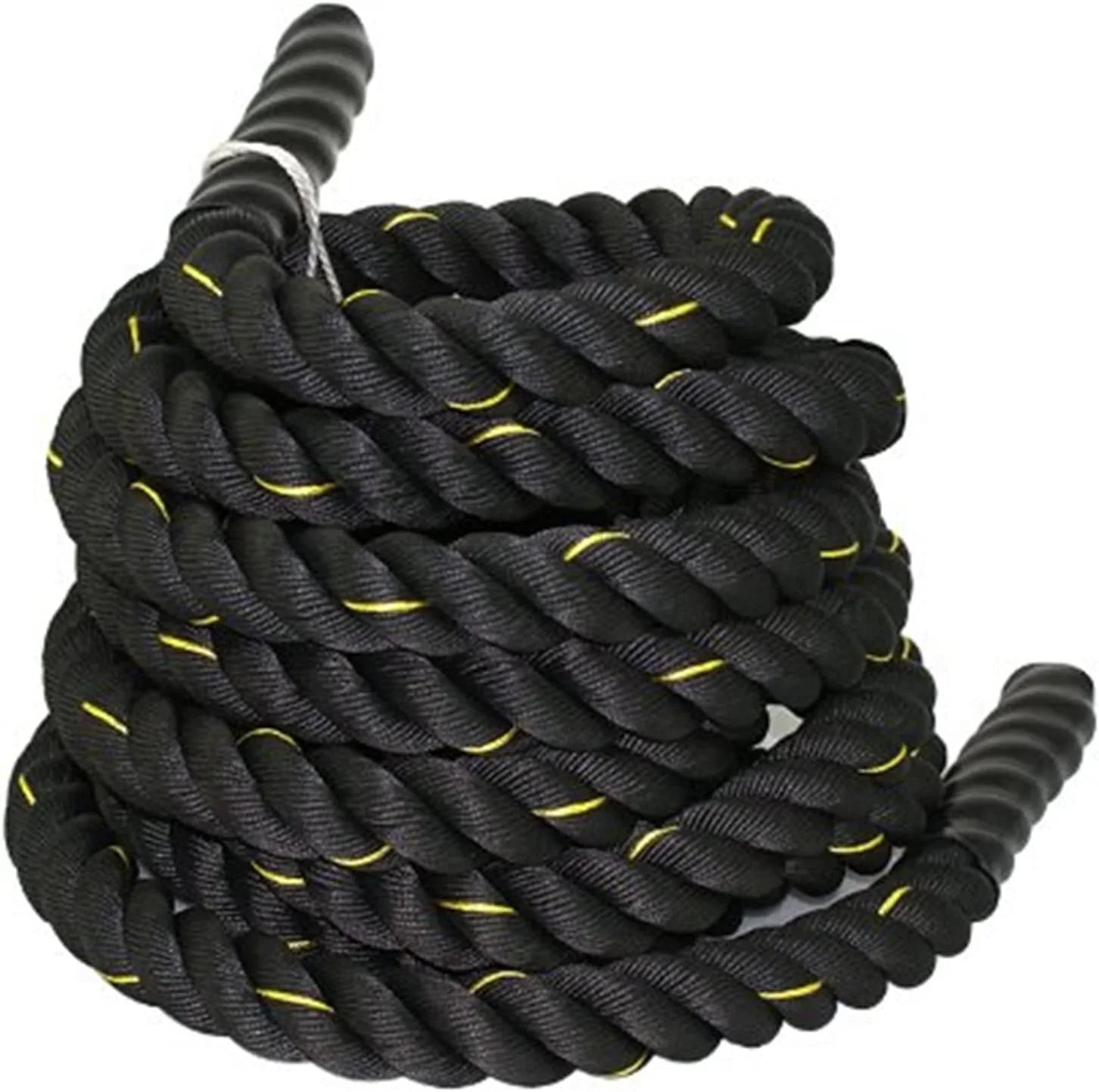 1.5" Diameter Poly Dacron 30FT Battle Rope Workout Fitness Core Exercise Sizetrength Training Ropes Indoor Home