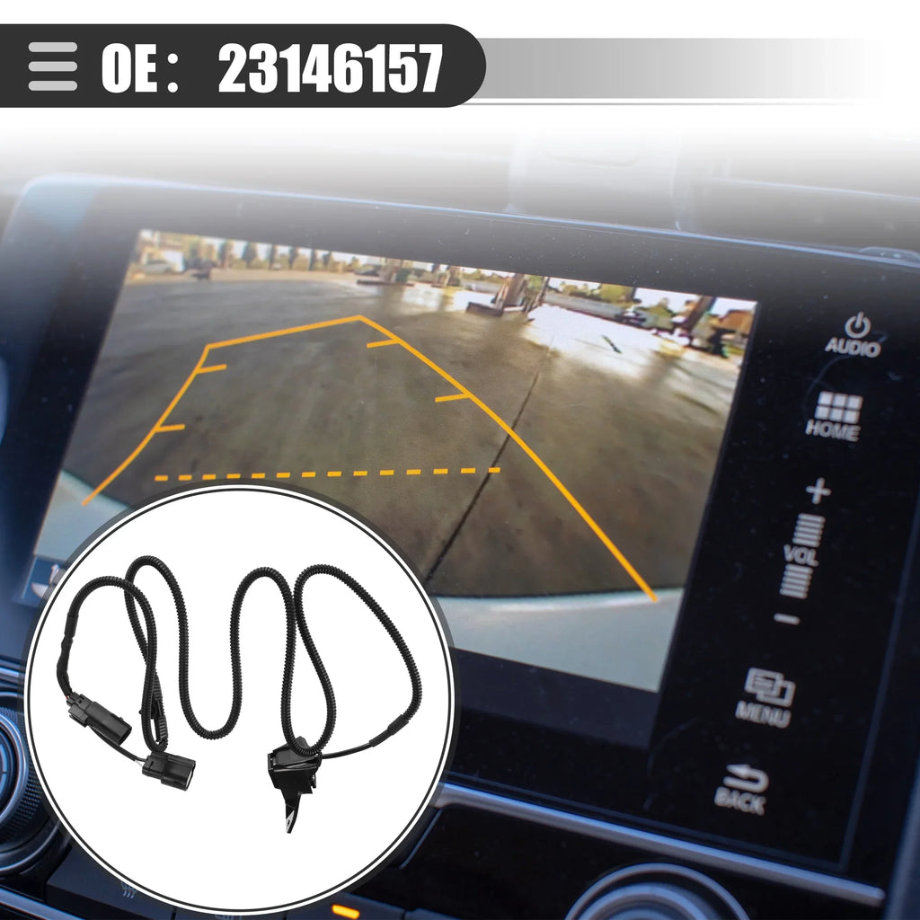 Unique Bargains Backup Camera for Chevrolet Sizeilverado 2011-2013 Plastic Glass No.23146157 Black