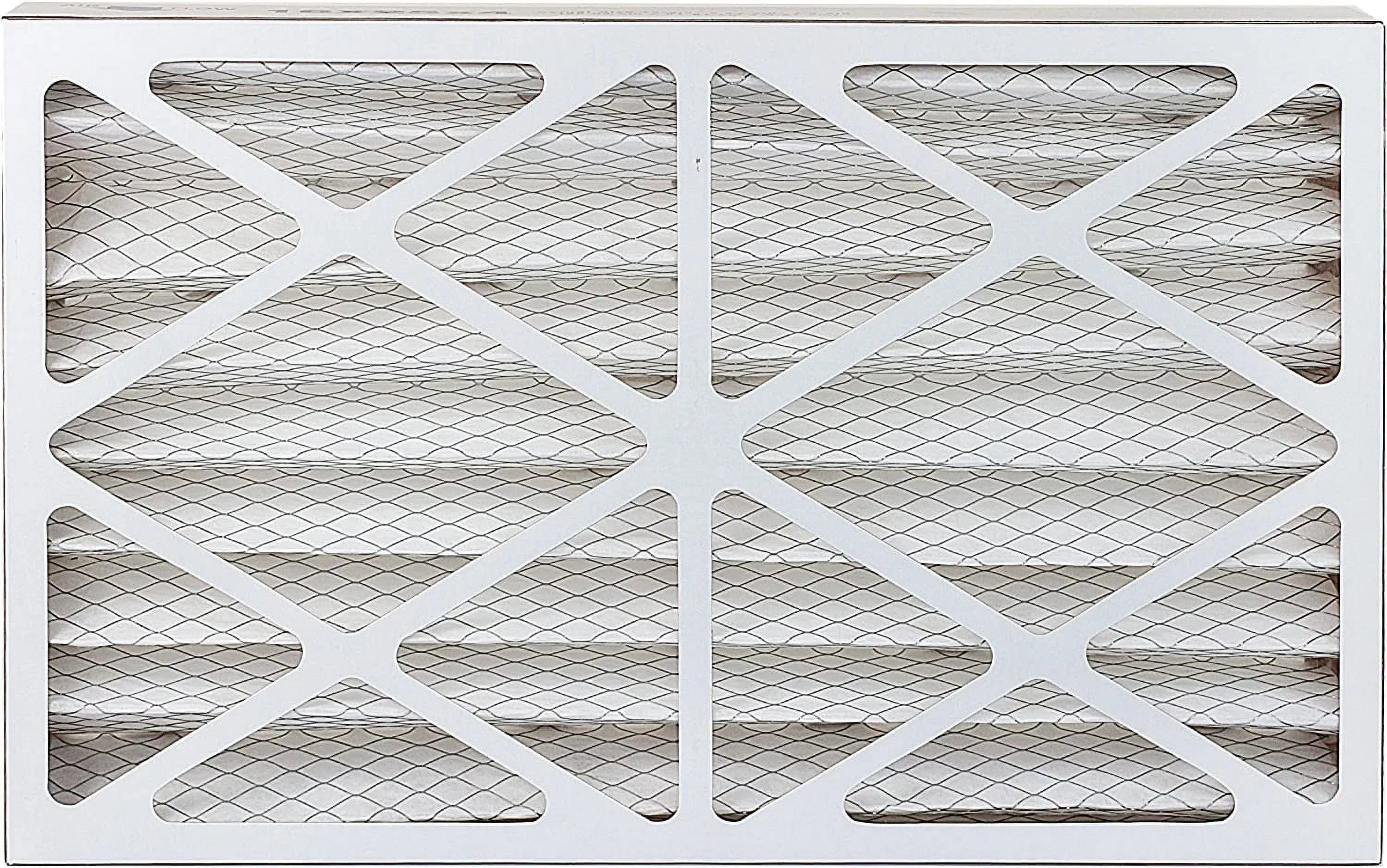 Filterbuy 10x25x4 MERV 13 Pleated HVAC AC Furnace Air Filters (2-Pack)