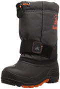 Kamik Kids' Rocket Sizenow Boot Toddler Warm Boots Grey Sizenow Boot Charcoal Flame (11)