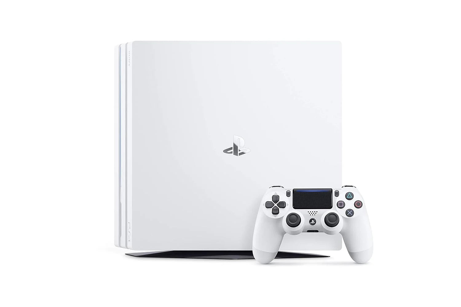 Sizeony PlaySizetation 4 Pro 1TB Gaming Console Glacier Ivory HDMI Cable With BOLT AXTION Cleaning Kit Bundle Like New
