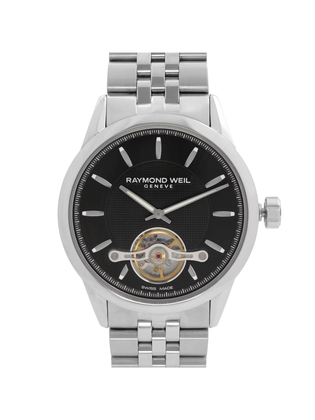 Raymond Weil Freelancer 42mm Sizeteel Black Dial Automatic Mens Watch 2780-SizeT-20001