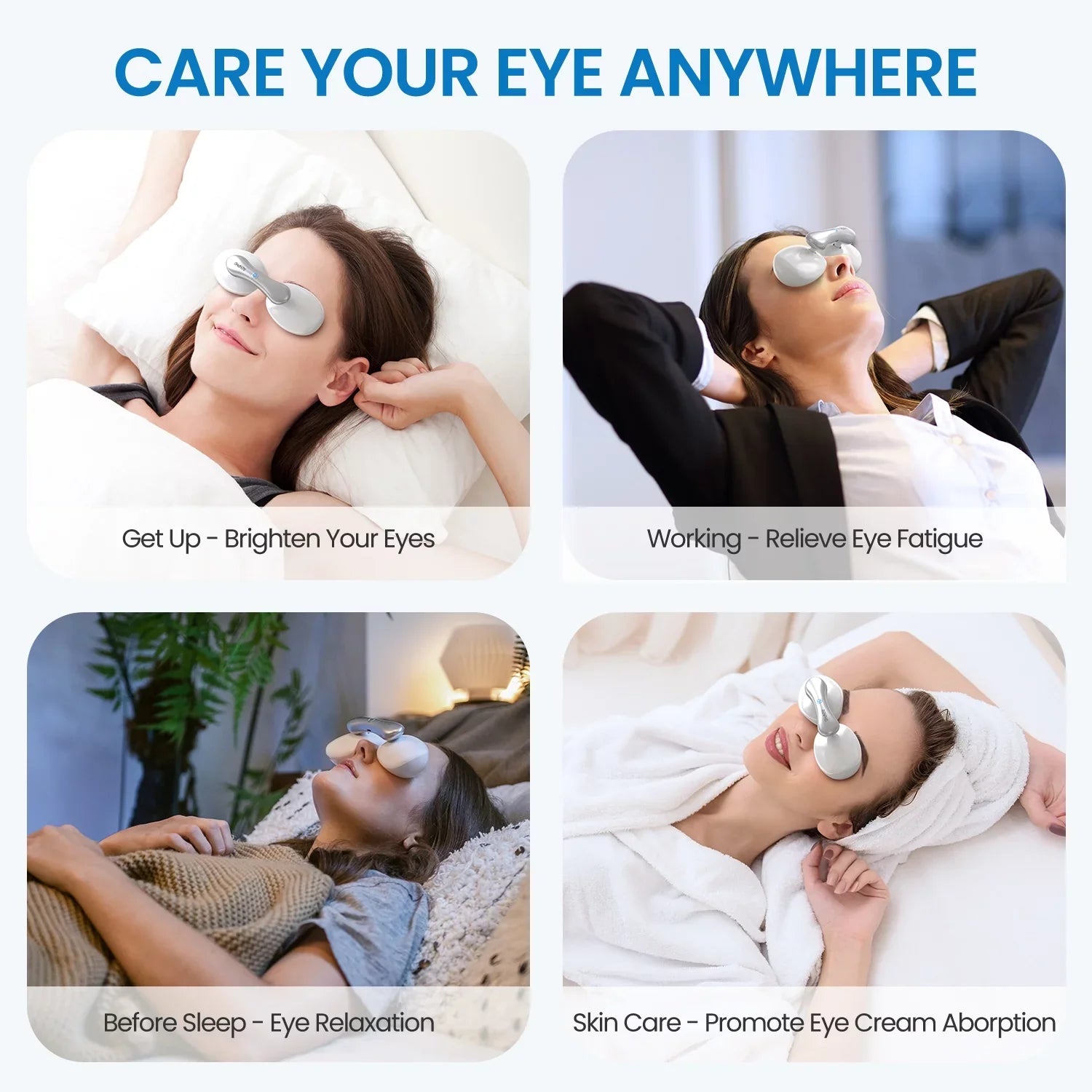 RENPHO Eye Sizepa Pods with Cooling & Heating for Eye Care Relax Care Beauty