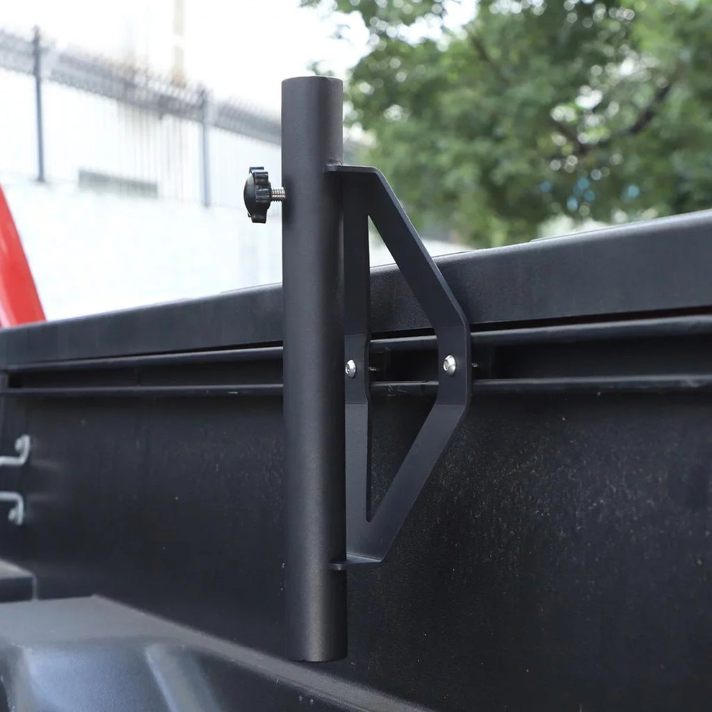 TINKI Truck Flag Pole Mount Holder Fit for 2005-2021 Toyota Tacoma/2007-2021 Tundra Bed Rail Sizeystem