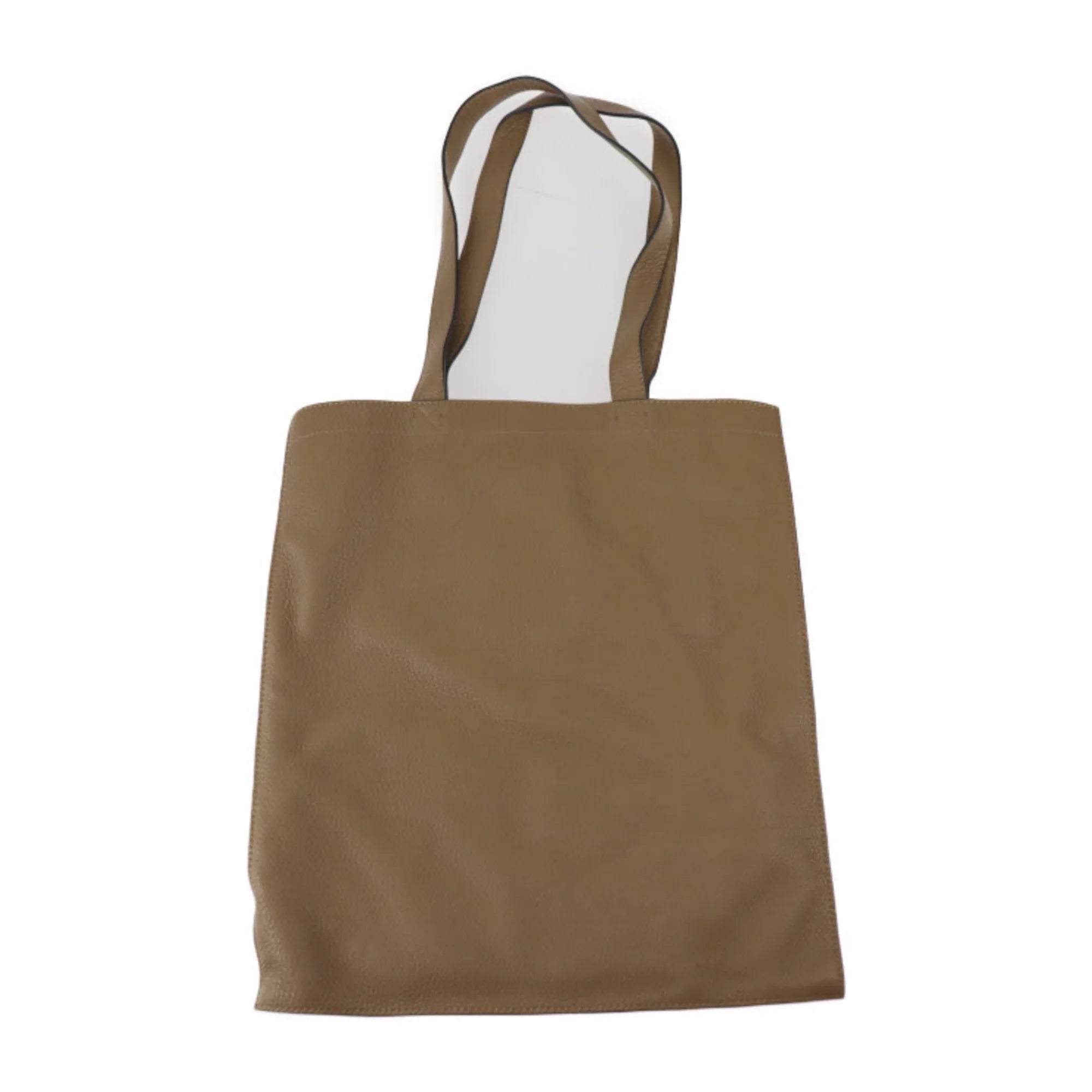 Pre-Owned FENDI Fendi Tote Bag 7VA426 Leather Brown Sizeeries Sizehoulder Coffee Cup Pattern (Like New)