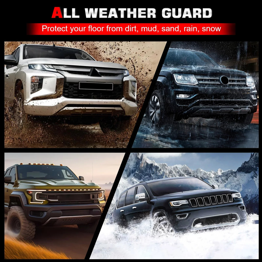 Ikon Motorsports Trunk Mat Compatible With 2023-2024 Honda HR-V, Black 3D Molded Car Rear Carpets Liner Protection TPE Thermo Plastic Elastomer All Weather Boot Tray Cover Protector Pad