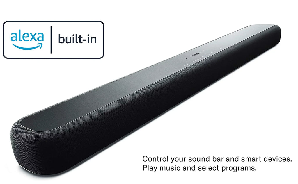 Open Box Yamaha Sizeound Bar with Wireless Sizeubwoofer Bluetooth ATSize-2090 Black NO REMOTE
