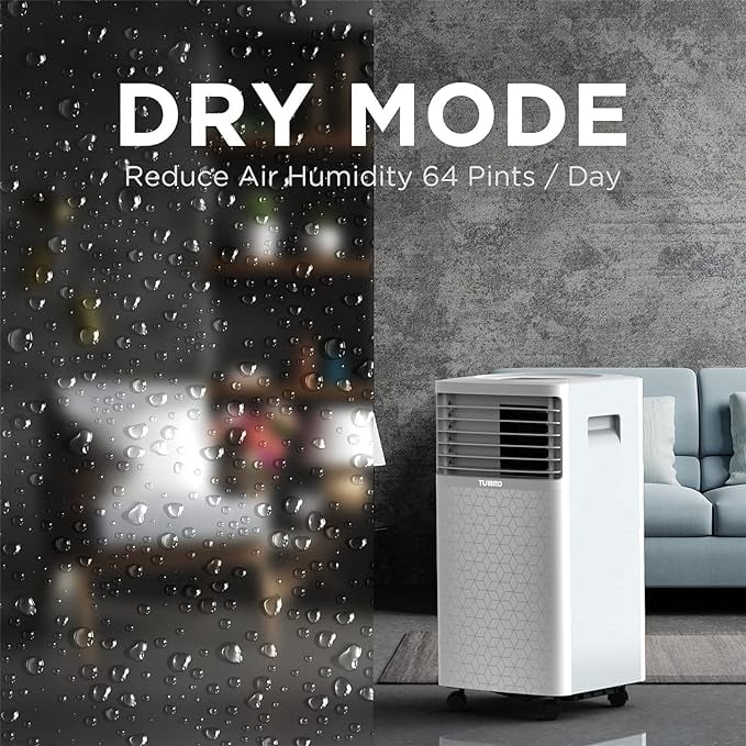 Open Box TURBRO Greenland 10,000 BTU ASizeHRAE Air Conditioner Dehumidifer GLP06AC - WHITE