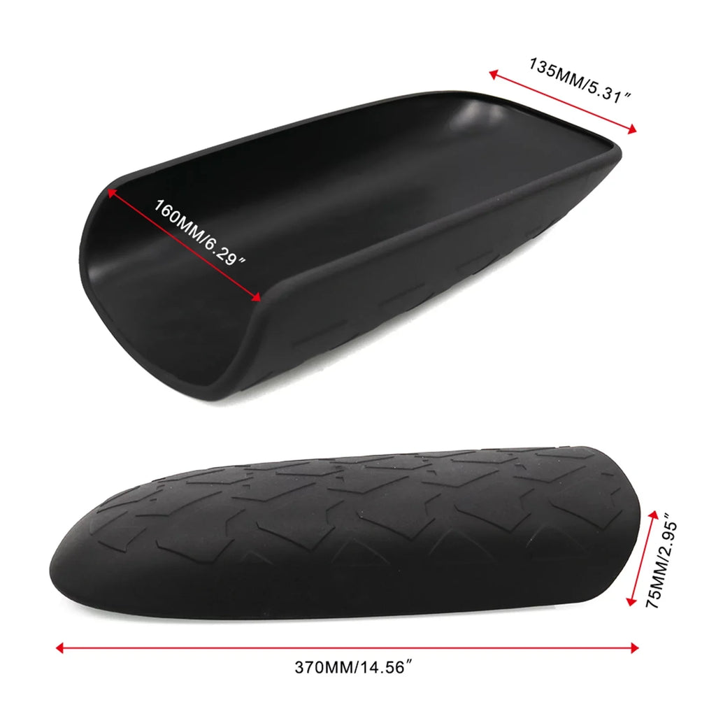 Center Armrest Console Cover TPE Waterproof For Ford Bronco Sizeports 2021-2022