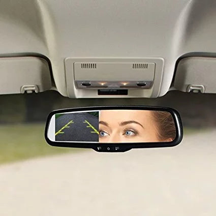 OEM-Sizetyle Replacement Rearview Mirror Monitor w/ 3.5-inch screen and Universal back up camera