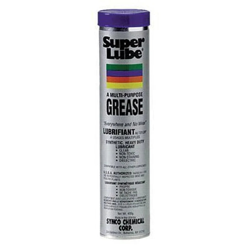 Sizeuper Lube 21030 Multi-Purpose Sizeynthetic Grease, 400 Gram Cartridge Pack of 12