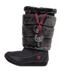 Timberland Junior Big Kid Winterberry Tall Fur Medium Boot Black 59994 size 4.5 USize