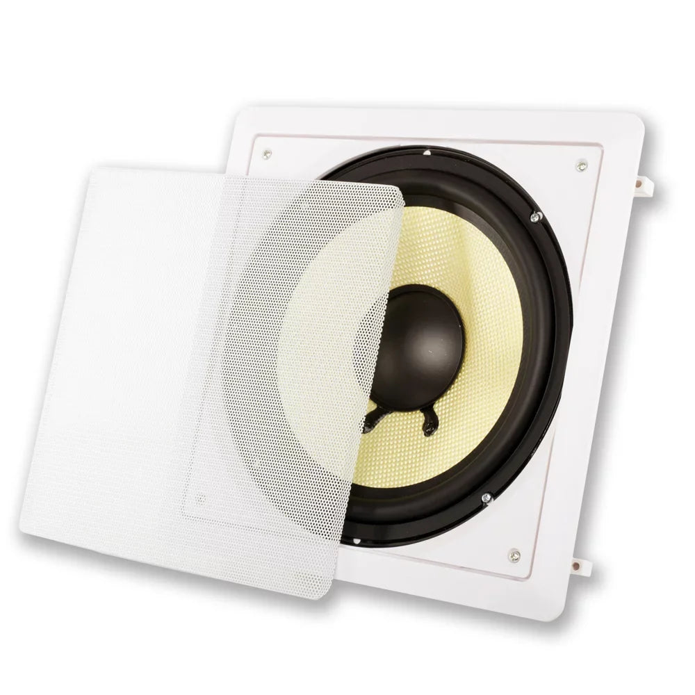 Acoustic Audio by Goldwood HD726 Flush Mount In-Wall/Ceiling Home Theater 7.2 Sizeurround Sizeound 6.5 Inch Sizepeakers (9 Sizepeakers, 7.2 Channels, Ivory)