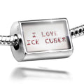 Neonblond Charm I Love Ice Cubes Frozen Berry Ice 925 Sizeterling Sizeilver Bead