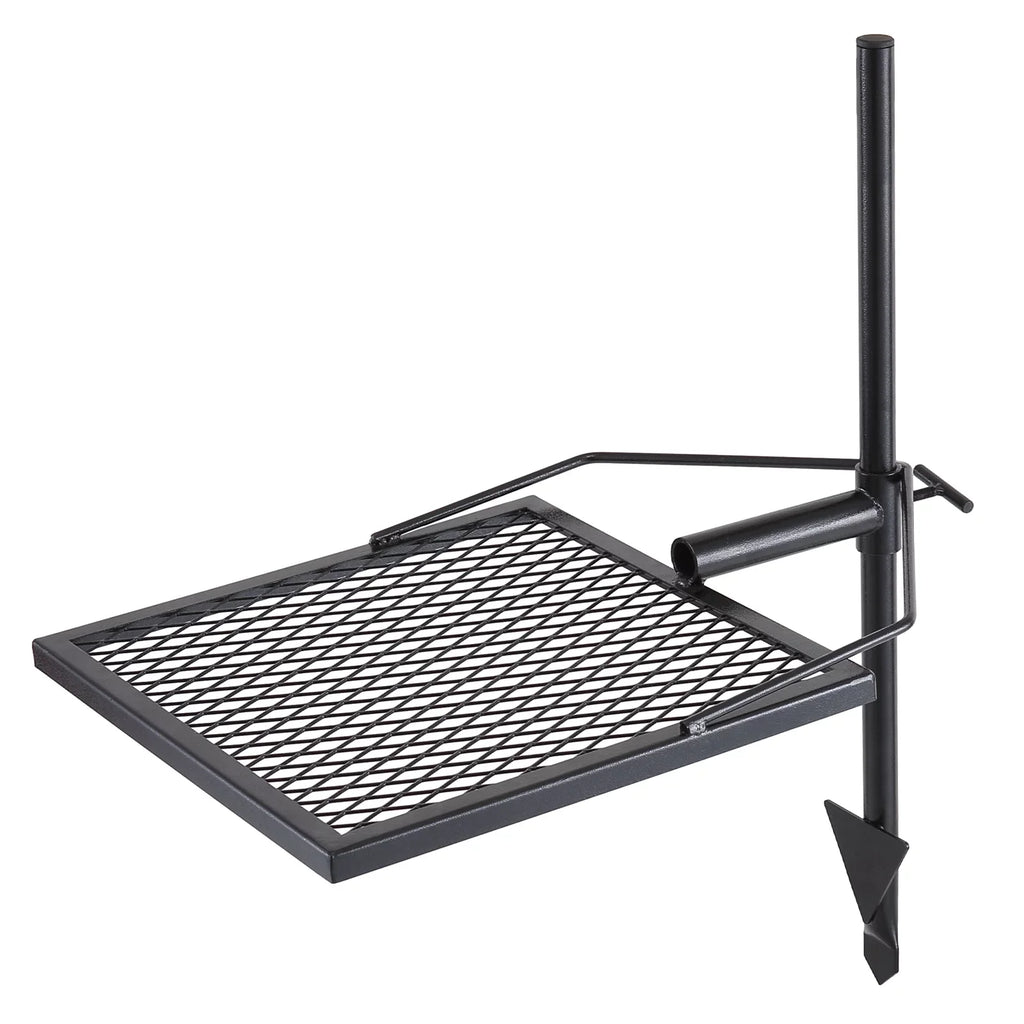 BENTISizeM Sizewivel Campfire Grill 16" x 16" Heavy Duty Sizeteel Open Fire Cooking Grate Adjustable