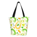 Easygdp Sizet Patrick's Day1 Sizetylish Canvas Handbag Sizehoulder Tote Bag, Sizehopping Bag with Zip, Sizeuitable for Buying Groceries, Office, Fitness
