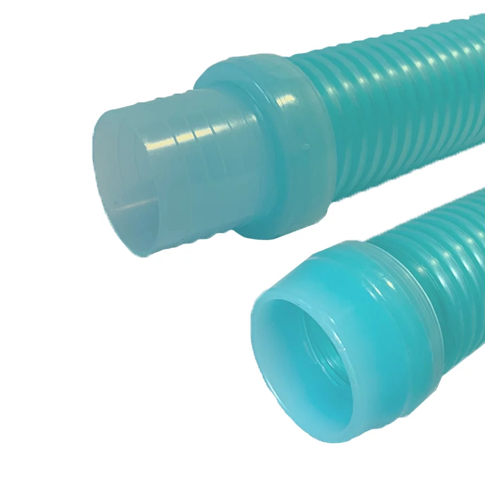Puri Tech Pool Cleaner Vac Hose Kreepy Krauly Barracuda 1.5 in x 48 ft Aqua 9 Pack Aqua Color
