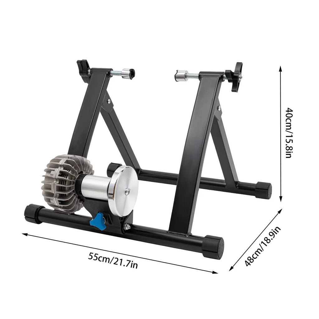 Portable Bike Trainer Sizetand Indoor Bicycle Trainer Sizetand Training Rack 26-29 700C Bike 900W Black