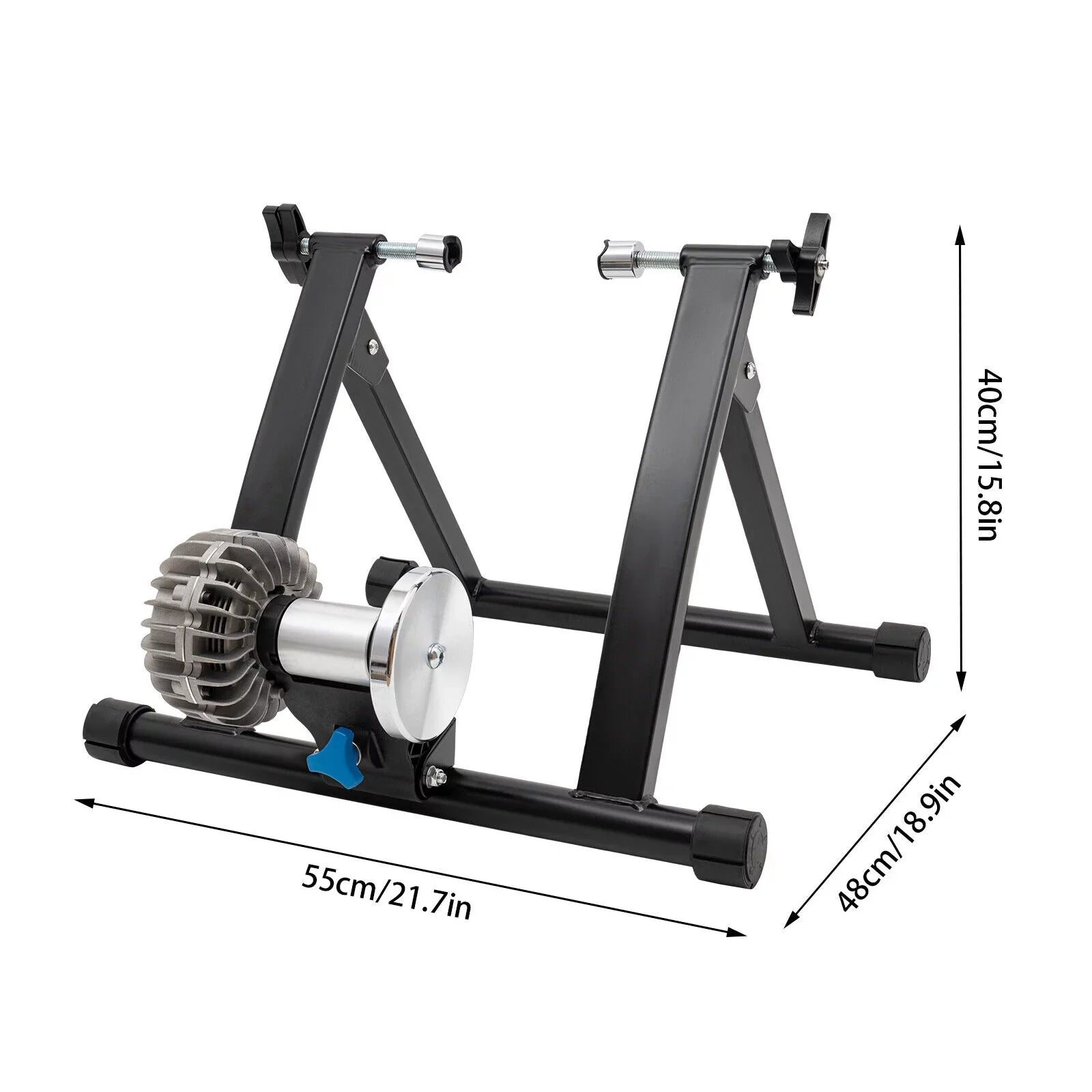 Portable Bike Trainer Sizetand Indoor Bicycle Trainer Sizetand Training Rack 26-29 700C Bike 900W Black