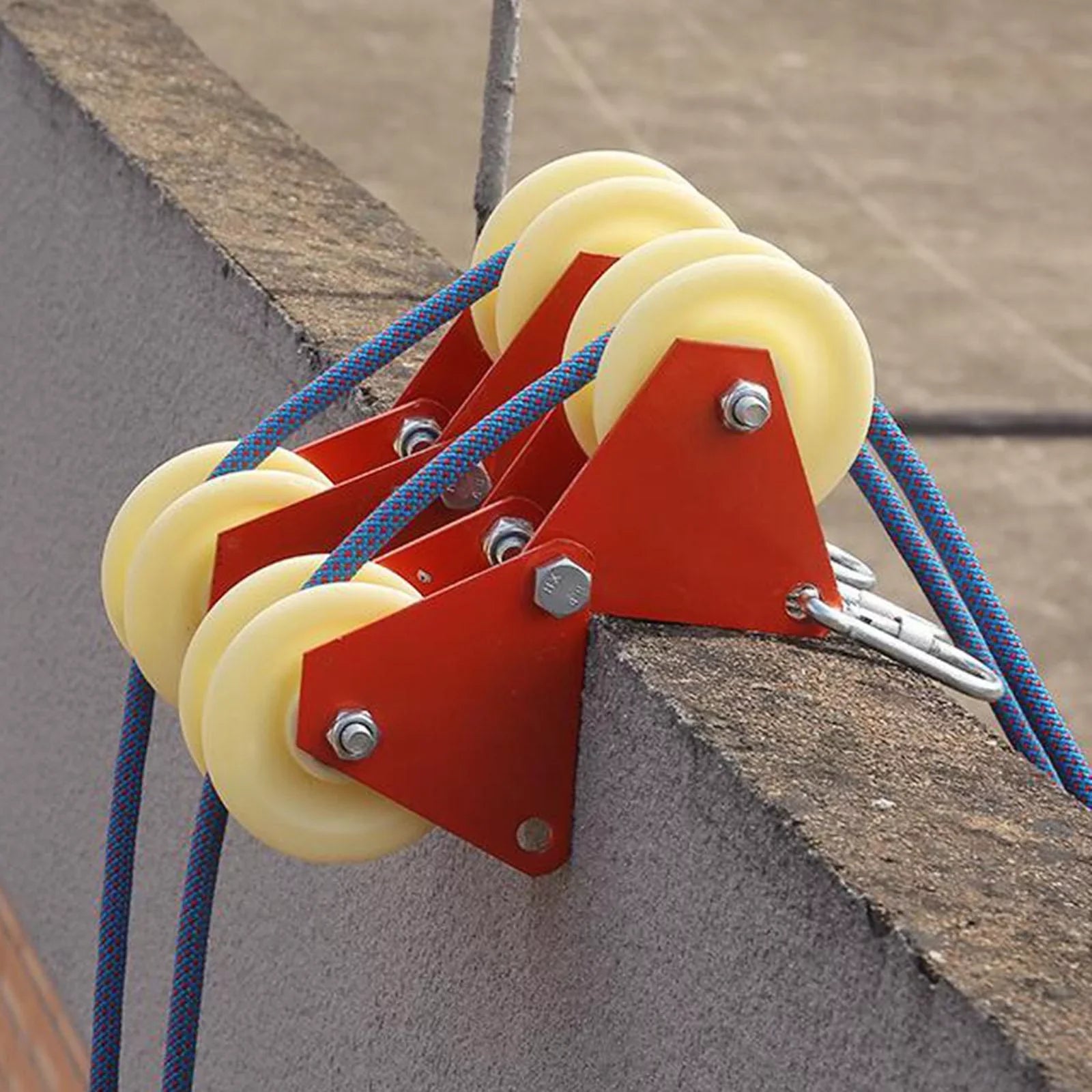 Rock Climbing Hiking Abseiling Rappelling Rope Anchor Rope Edge Sizeheath Wheels Wear-Resistant Accessories