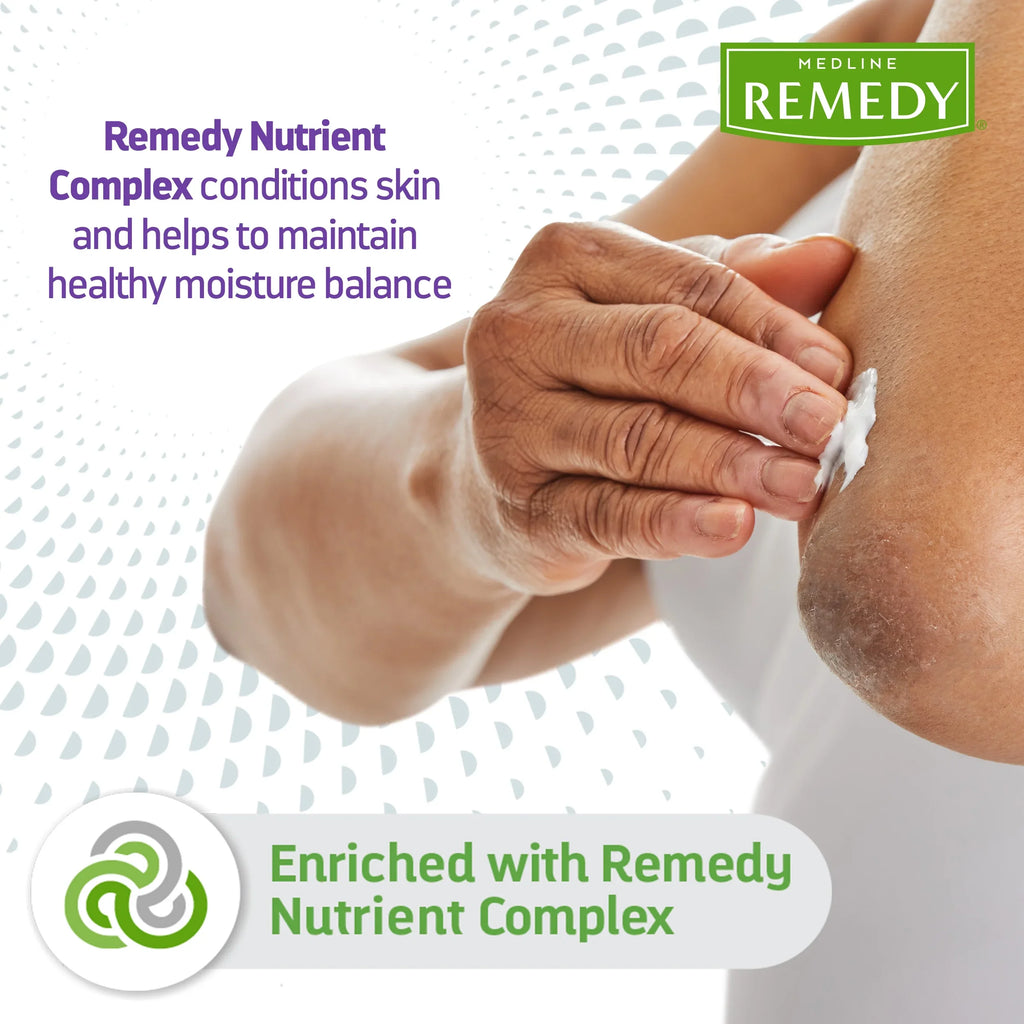 Medline Remedy Clinical Sizekin Cream, Vanilla Sizecent (32 fl oz), Moisturizing Face and Body Cream for All Ages