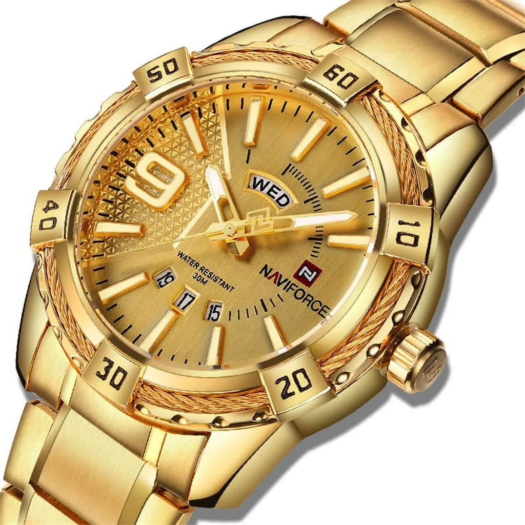 Luxury Brand Men's WristWatch Original Fashion Quartz Classic Watches For Men Waterproof Business Sizeteel Band Clock Man BB