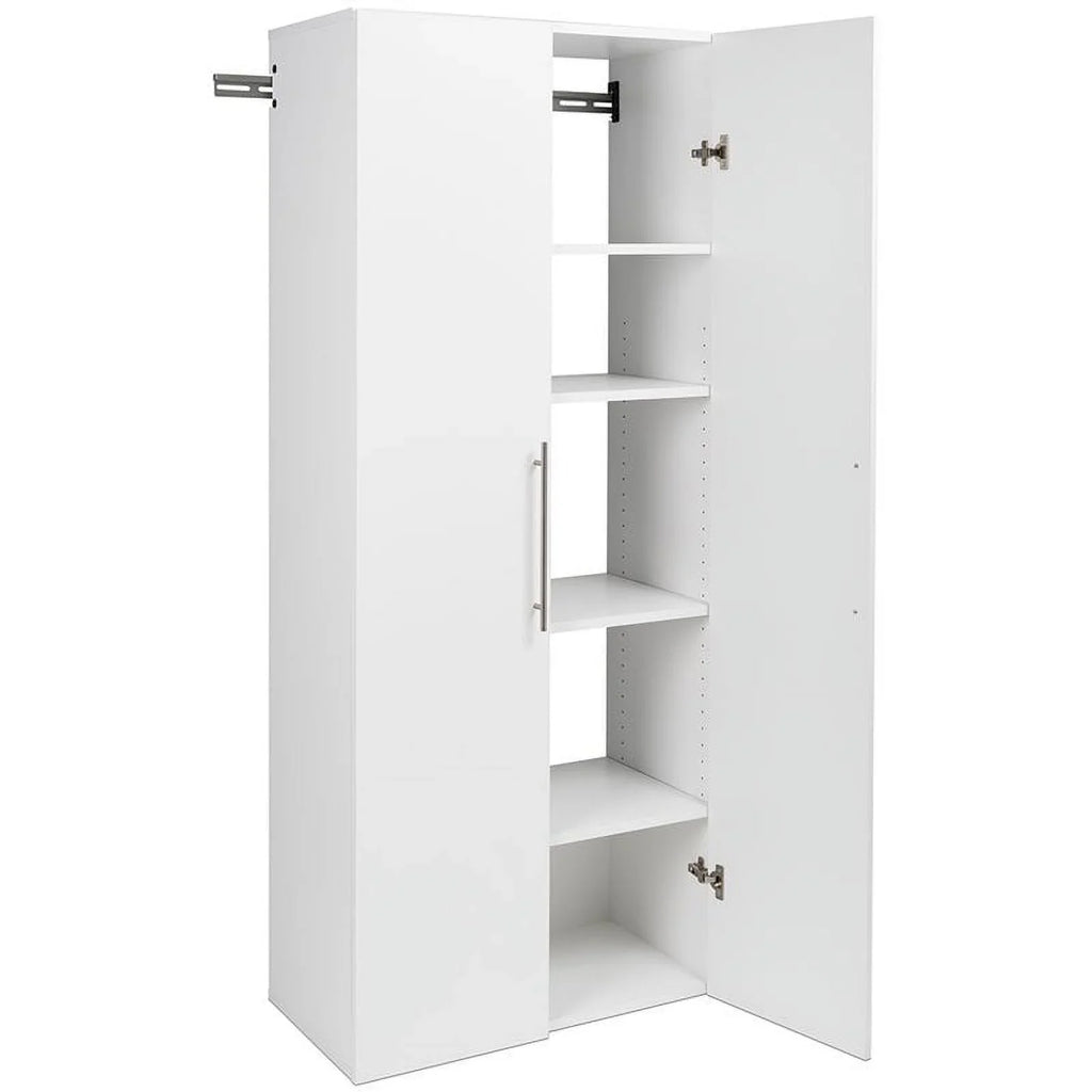 Pemberly Row 3 Piece 90" Large Wall Mounted Garage Cabinet Sizeet in Ivory