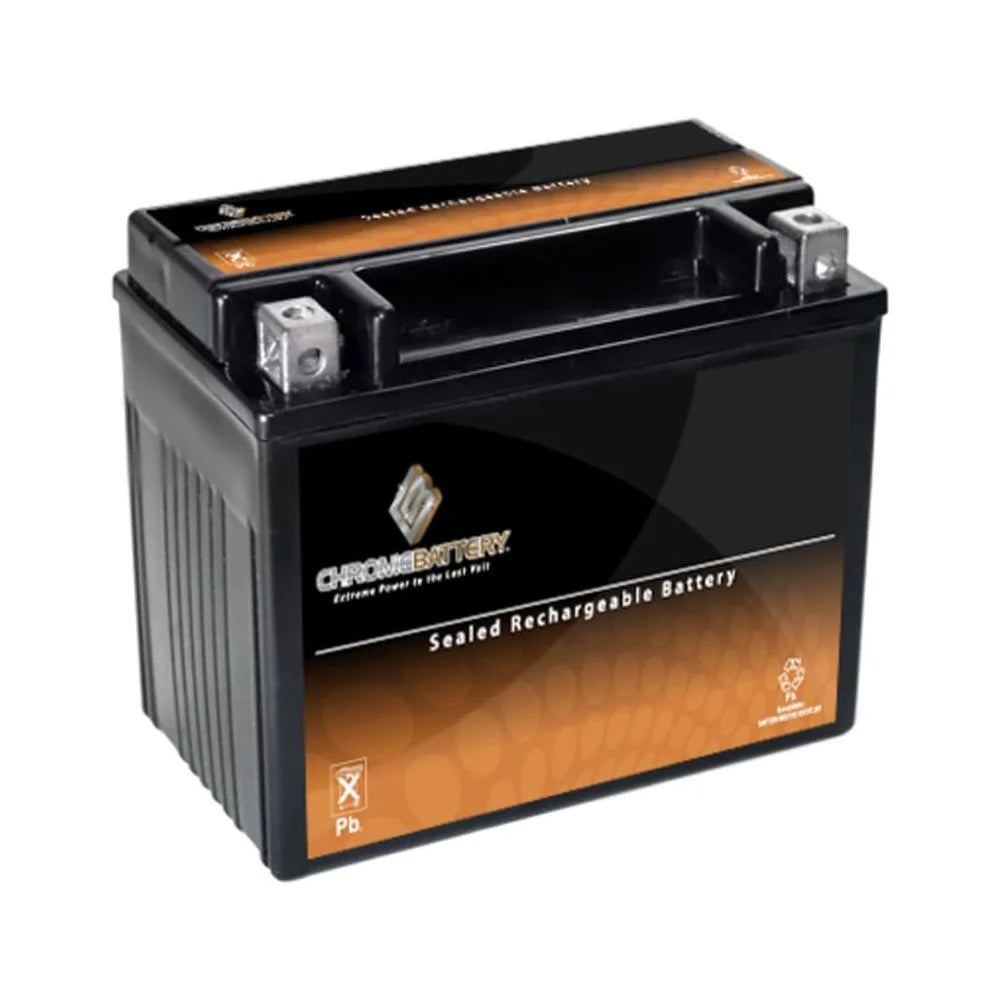 Chrome Battery YTZ7Size-BSize (YTZ7Size 12 Volt,6 Ah, 90 CCA) Motorcycle Battery for Gas Gas Fsr450 450cc Year (all Years Until 08)