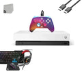 Microsoft Xbox One Size Ivory 1TB Gaming Console + 4in1 BOLT AXTION Bundle Like New