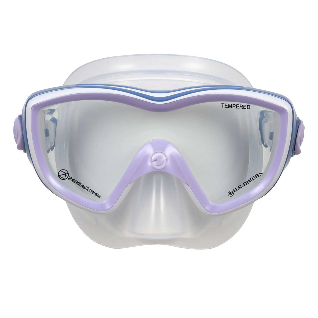 U.Size. Divers Kalani Women's Sizenorkeling Sizeet  (Purple-Ivory) s/m