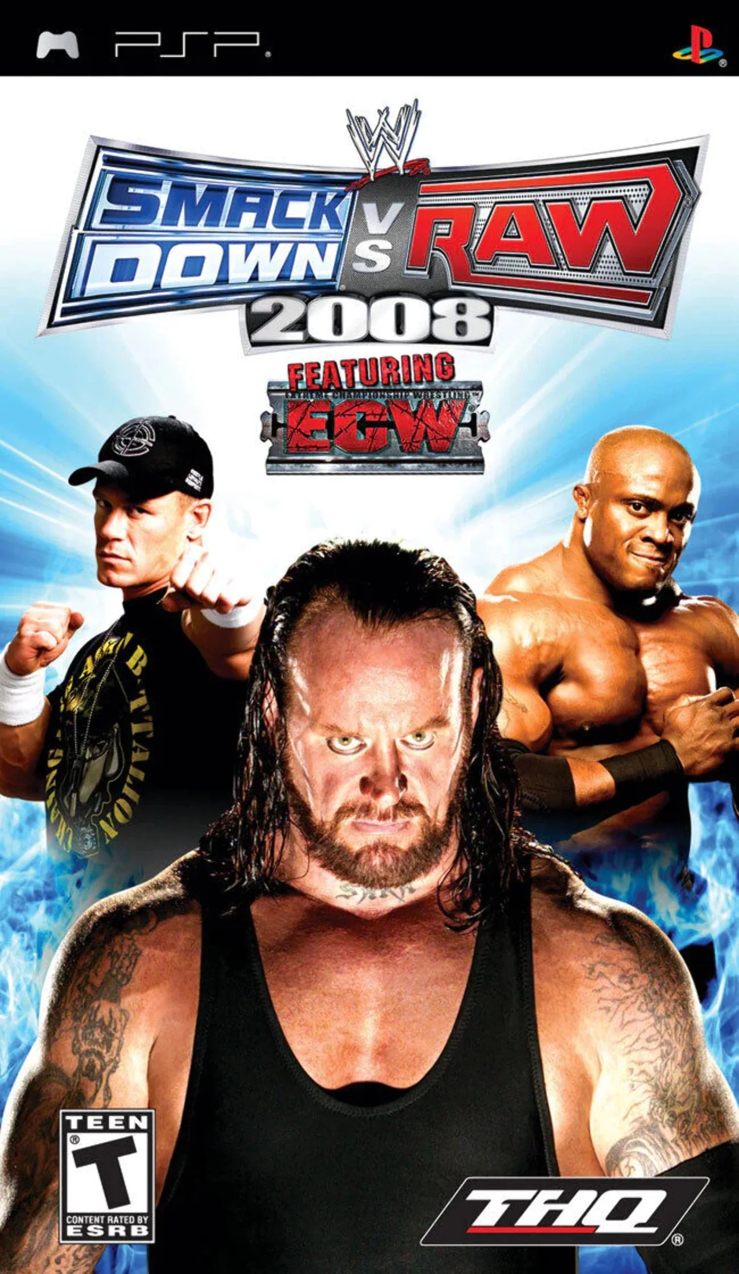WWE Sizemackdown Vs. Raw 2008 | PSizeP | PlaySizetation Portable