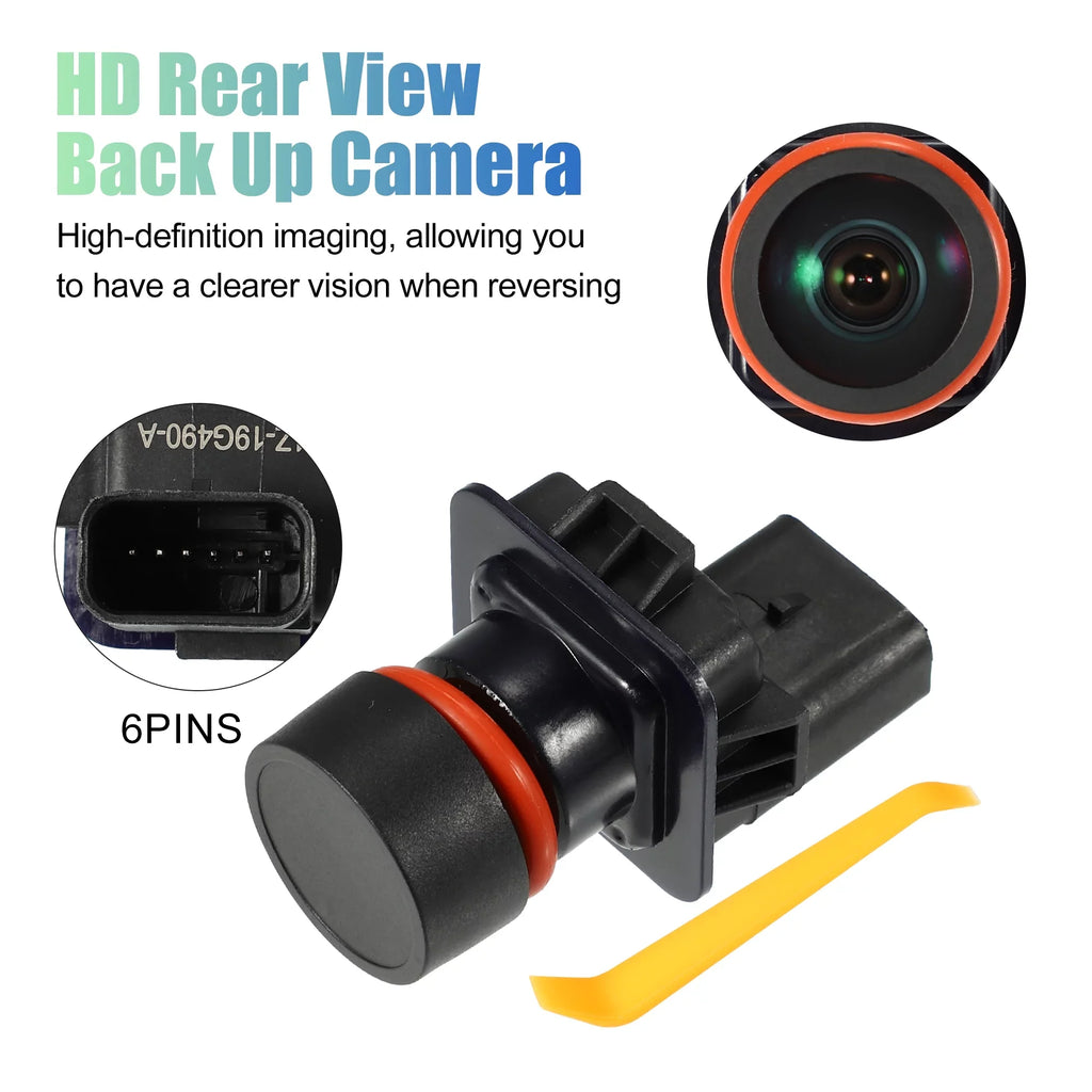 Unique Bargains EG1Z19G490A Car Rear View Backup Camera with Pry Bar for Ford Taurus 13-19