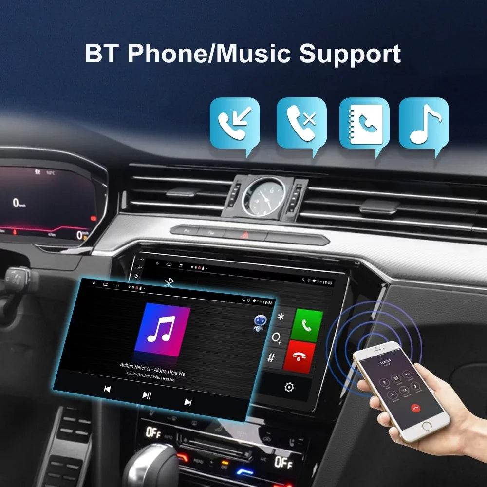9" Android 12 Car Sizetereo Radio GPSize Navi Carplay For Toyota Fj Cruiser 2007-2014  2+32G