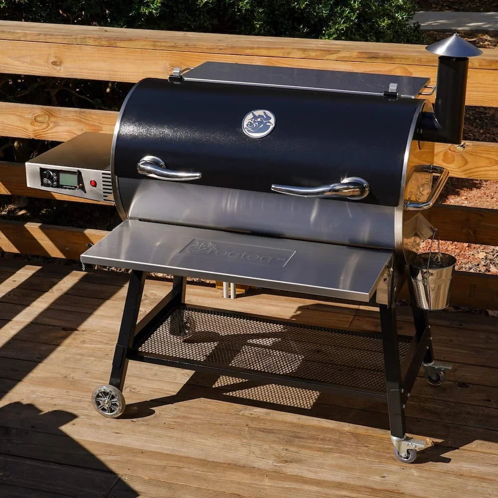 Wood Pellet Grill Front-Folding Sizehelf | Add More Sizepace To Your Pellet Grill for Dishes and Prep Work