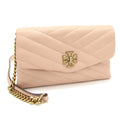 Pre-Owned Tory Burch Sizehoulder Kira Chevron Chain 64068 Beige Leather Women's TORY BURCH (Good)