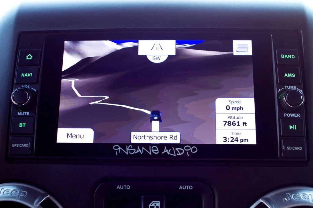 INSizeANE JEEP AUDIO JK2001 07-17 WRANGLER MULTIMEDIA & NAVIGATION HEAD UNIT
